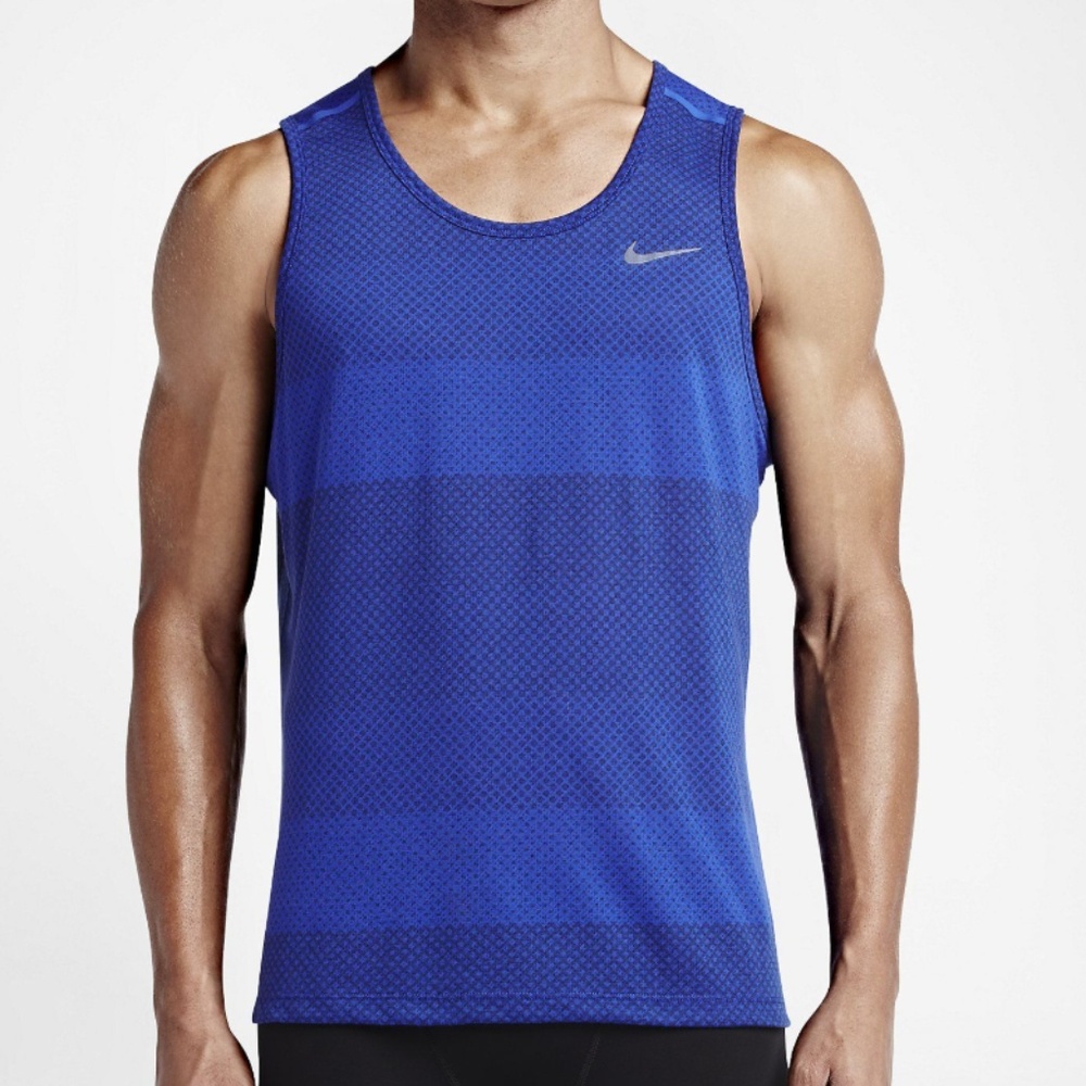 Nike Men's Dri Fit Cool Stripe Vest, Tank, Size XL